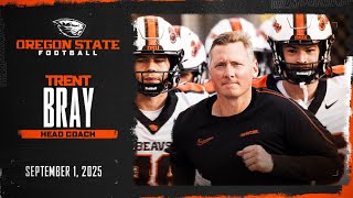 Oregon State Football Press Conference: Head Coach Trent Bray (September 1, 2025)