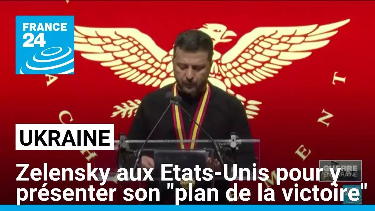 Ukraine : Zelensky aux Etats-Unis pour y présenter son "plan de la victoire" • FRANCE 24