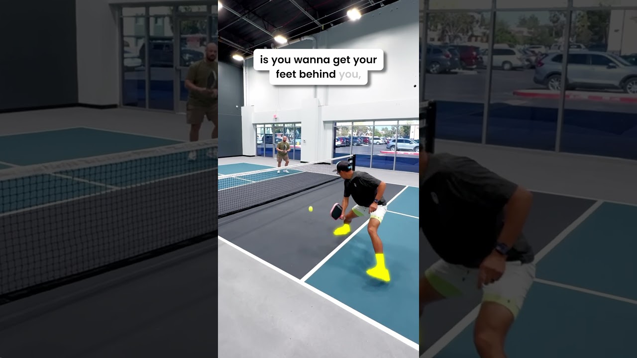 The Backhand Dink That's Actually Winning #pickleball #technique #shorts