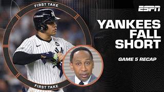 Stephen A. POINTS THE BLAME in the Yankees' World Series loss to the Dodgers | First Take