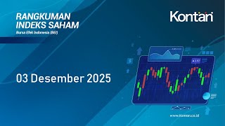 IHSG Hari ini Memerah (3 Desember 2025)