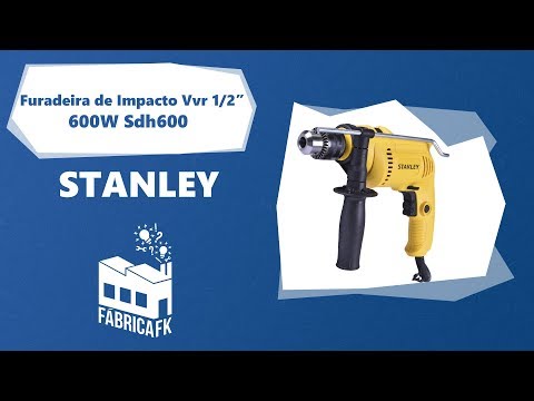 Furadeira de Impacto VVR 1/2” 600W SHD600BR Stanley - 127V - Vídeo explicativo