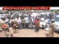Police lathicharge on agitating Agri University students