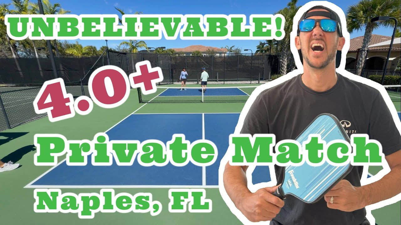 Pickleball! Learn to play better Pickleball by watching others! 4.0+ Doubles Match with great points