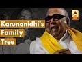 Here is  Karunanidhi's family tree
