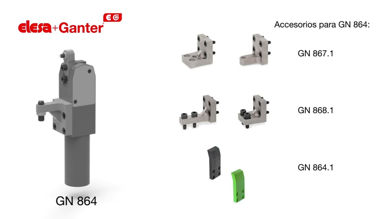 Bridas Neumáticas Elesa Ganter Ibérica GN 864, GN 865 y GN 866 video