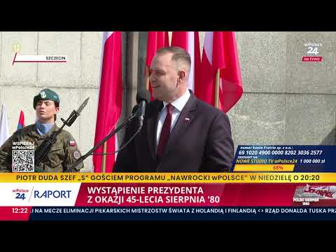 Wystąpienie Prezydenta z okazji 45-lecia Sierpnia '80