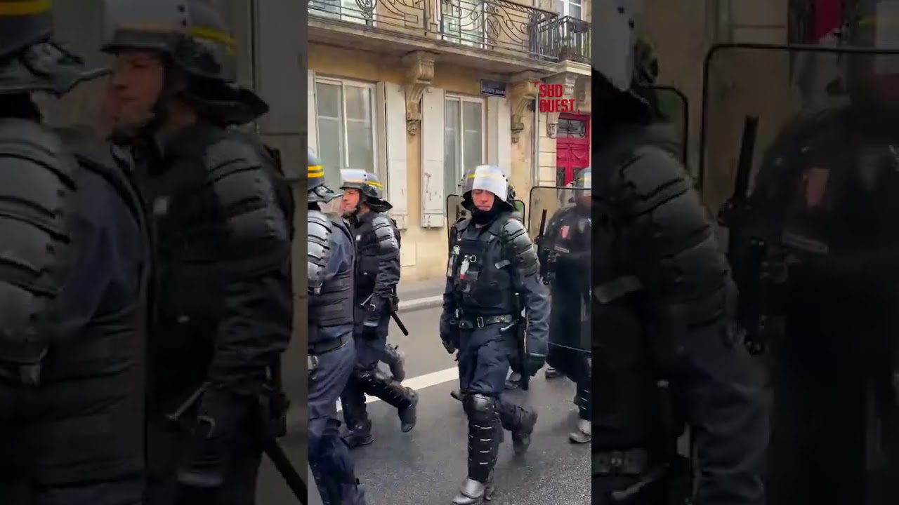 La manifestation des lycéens se termine en lacrymo à Bordeaux