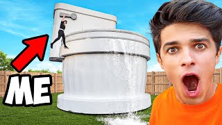 I Built Brent Rivera World's Largest Toilet!