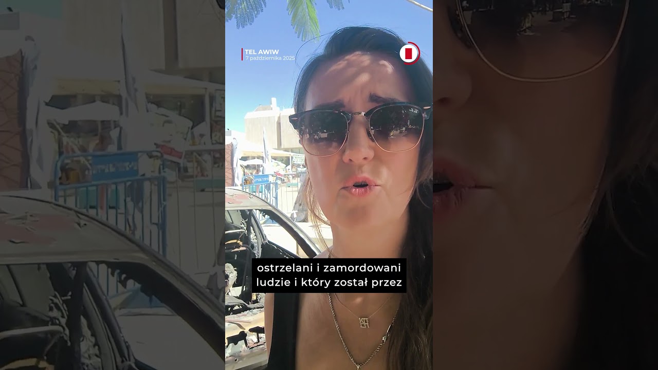 Druga rocznica ataku Hamasu na Izrael. Relacja z Tel Awiwu Dagmary Zandman #shorts