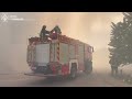 Firefighters tackle massive blaze after Russian strike in Odesa, Ukraine - 01:05 min - News - Video