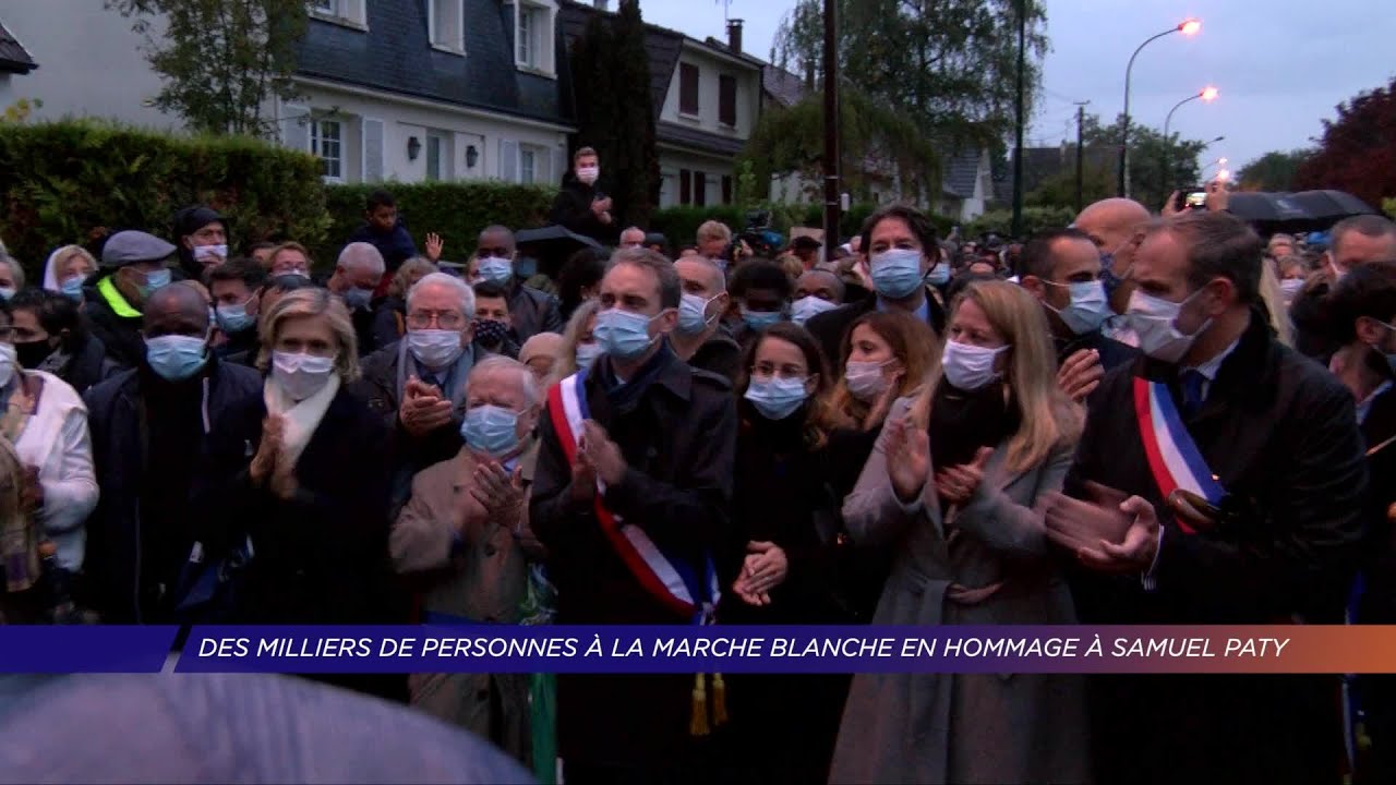 Yvelines | Des milliers de personnes à la marche blanche en hommage à Samuel Paty