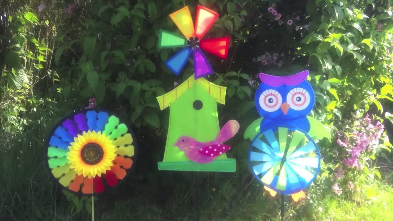 Moulin à Vent Décoratif Pour Le Jardin - YouTube