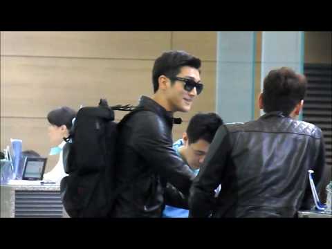 FANCAM 130504 Siwon @ Incheon Airport to NYC