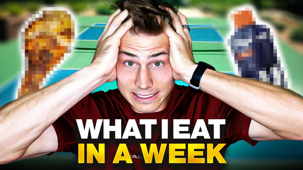 What a PRO Pickleball Player Eats in A Week