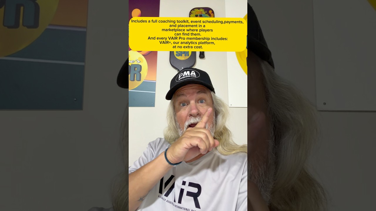 Become a Pro Pickleball Coach! #pickleball #vair