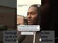 Furloughed federal workers line up at a food bank as they miss first full paycheck amid shutdown