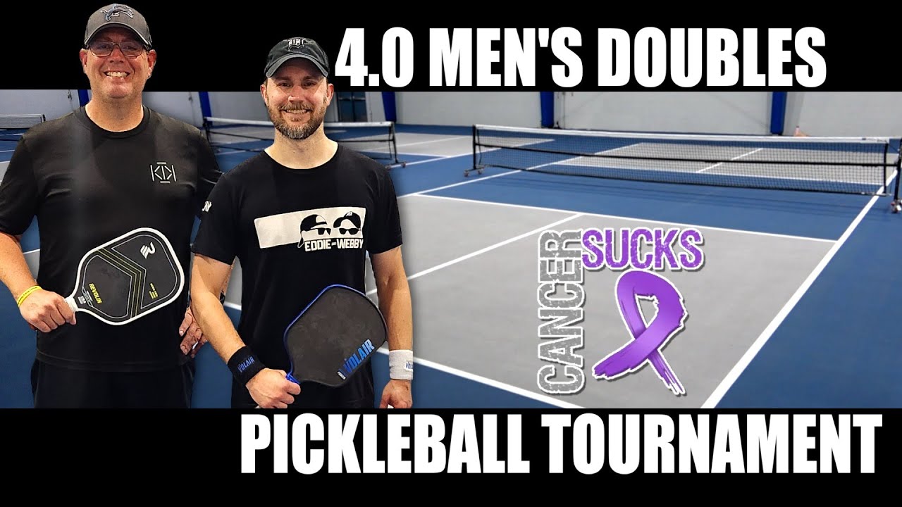 4.0 Men's Doubles Pickleball Tournament - Cancer Sucks Paddle Battle