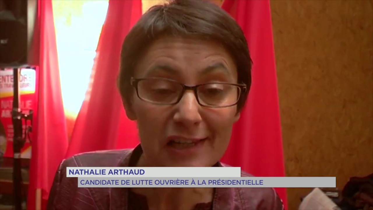 Lutte Ouvrière : Nathalie Arthaud en campagne dans les Yvelines