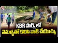 Walkers Rush To KBR Park To See Peacocks | Hyderabad | V6 News