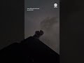 Lightning bolt strikes volcano in Guatemala