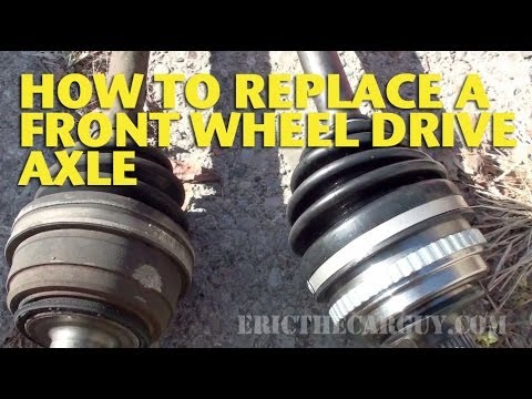 How to replace rear axle honda element #4