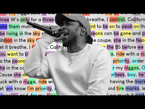 Kendrick Lamar - The Recipe | Rhymes Highlighted