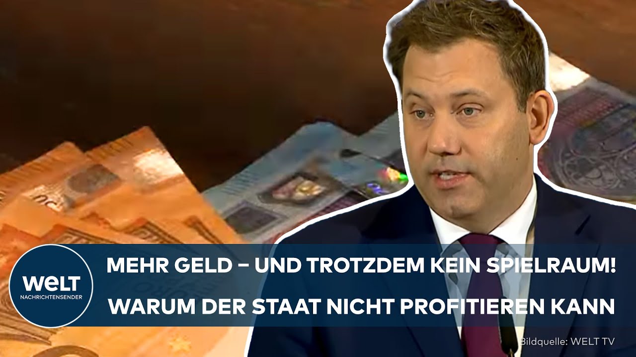 DEUTSCHLAND: Mehr Geld – und trotzdem kein Spielraum! Warum der Staat nicht profitieren kann