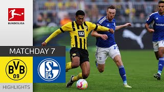 Borussia Dortmund — FC Schalke 04 1-0 | Highlights | Matchday 7 – Bundesliga 2022/23