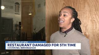 Birmingham restaurant owner 'fed up' after building damaged