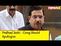 Cong Should Apologize | Prahlad Joshi Speaks on Speaker Om Birla Condemning Emergency | NewsX