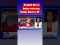 Elizabeth Warren forced to clarify after stopping short of endorsing Kamala Harris