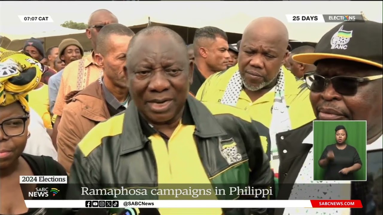 2024 Elections | Ramaphosa campaigns in Philippi