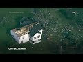 Aerial video shows storm damage near Atlanta, Georgia  - 00:57 min - News - Video