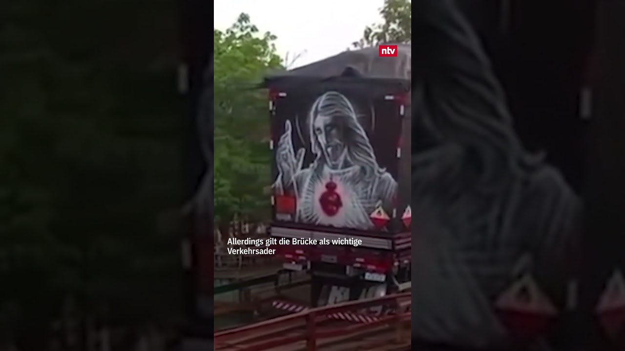 Lkw kippt von völlig maroder Brücke und kracht in Fluss | ntv