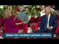 Bidens make holiday visit to patients at Childrens National Hospital  - 07:19 min - News - Video