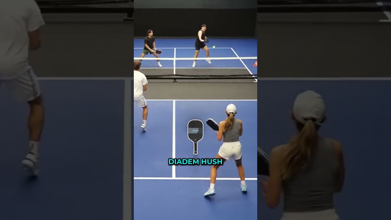 Pros vs. 5.0s, this time with illegal paddles 👀⁠ #pickleball #propickleball #sports #explore