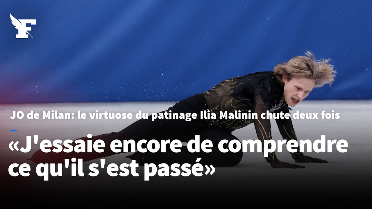 JO de Milan: le patineur Ilia Malinin chute deux fois et voit le titre olympique lui échapper