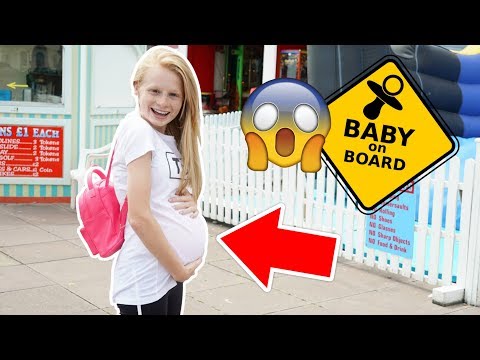 13 YEAR OLD WEARS PREGNANCY BUMP FOR A DAY! 🤰😱