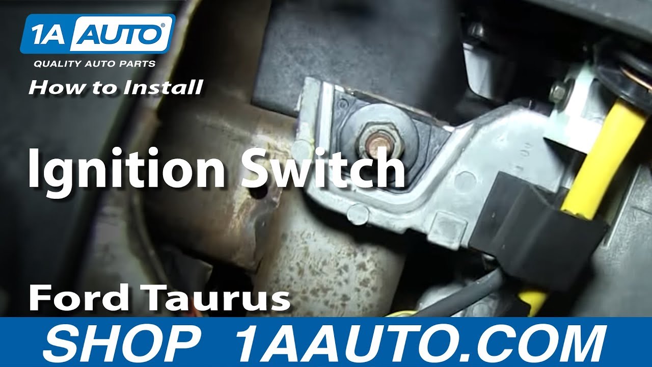 How To Install Replace Ignition Switch 1996-06 Ford Taurus ... 2012 f250 wiring schematic 