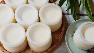 Cách Làm Sữa Chua dẻo mịn đơn giản thơm ngon 