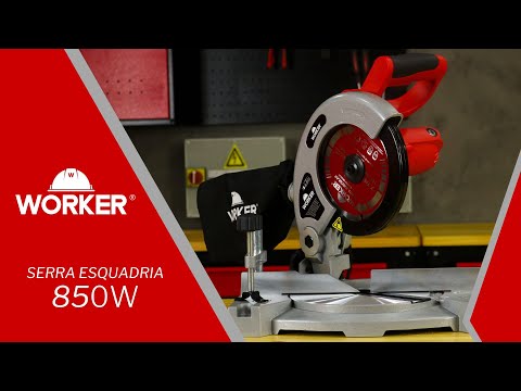 Serra Esquadria 7.1/4" 20mm 5000rpm 850W 127V Worker - Vídeo explicativo