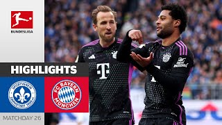 Musiala & Kane Initiate Big Win | Darmstadt — FC Bayern 2-5 | Highlights | Matchday 26 – 2023/24