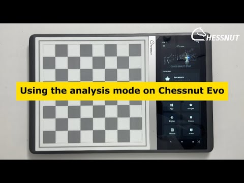 Using the analysis mode on Chessnut Evo