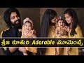 Sreeja Konidela daughter Navishka's 10th month adorable moments