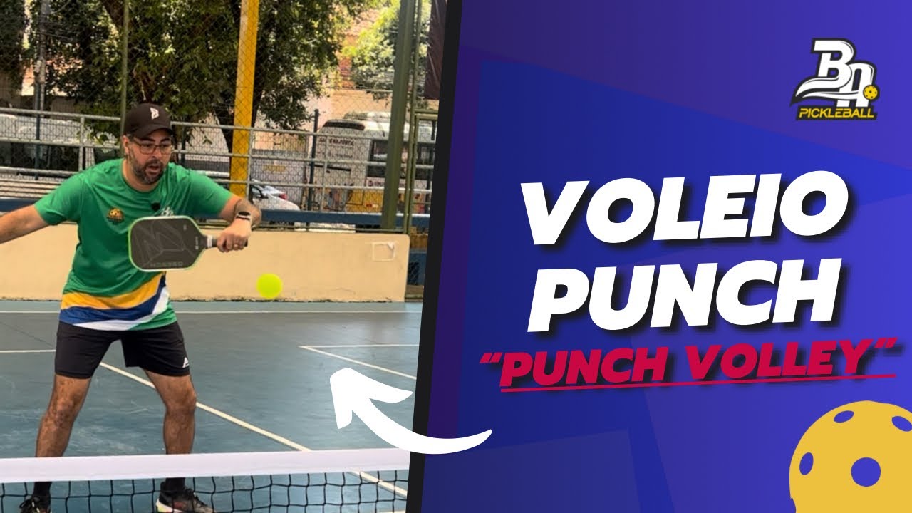 Pickleball - Voleio de Punch “Punch Volley”