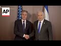 Blinken meets Israeli PM Netanyahu in Jerusalem