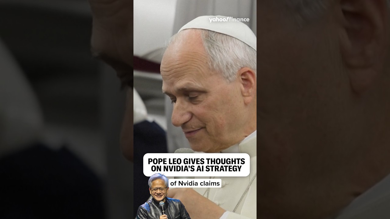 Pope Leo isn't sure about Jensen Huang