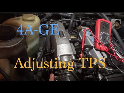 Toyota 4AGE : How to adjust the TPS / Throttle Position ... sr20det wiring diagram 