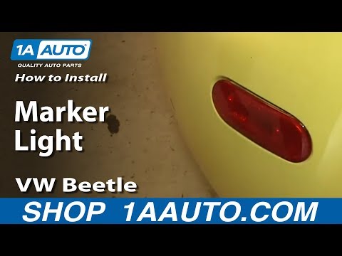 VW NEW BEETLE (MKIV) - Rear Marker Light & Bulb Replacement